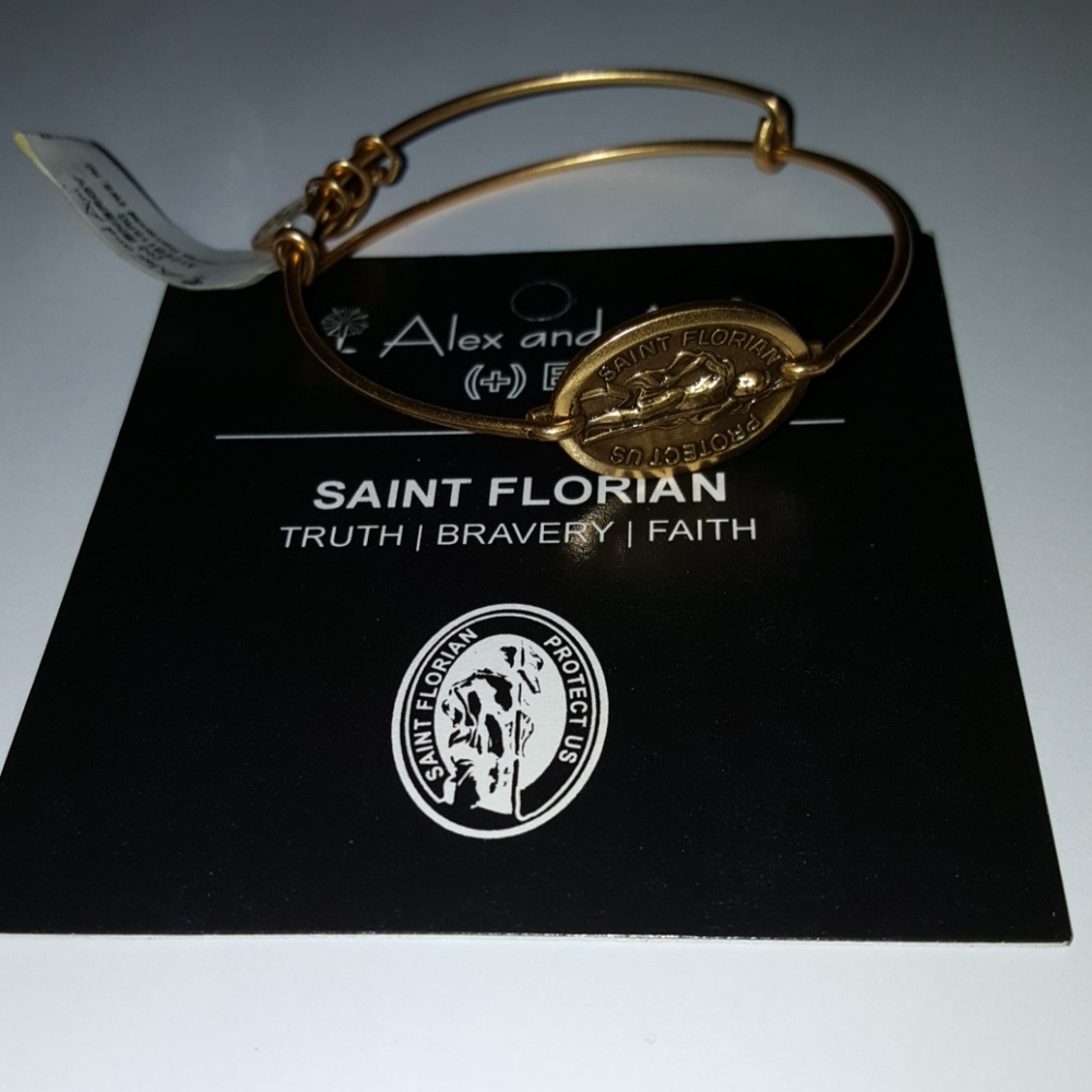 Alex and ani St. Florian horizontal bracelet